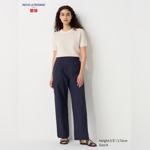 【INES DE LA FRESSANGE】Gabriel Navy pants Gabriel Pants – Beatrice the Divine